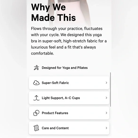 Lululemon FlexyFlex Strappy Yoga Bra - A-C cups - Palm Deco - S/M - Picture 5 of 5